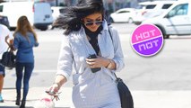 Kylie Jenner rocks thigh high heels heading to Kardashians set after date with Tyga