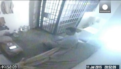 Überwachungsbilder zeigen Drogenboss Joaquín Guzmán direkt vor der Flucht