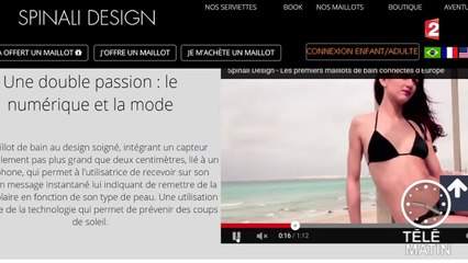 Le maillot de bain connecté avec un capteur d'ensoleillement intégré ! - 2015/07/15