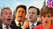 UK election 2015 neck and neck: Cameron, Miliband, Clegg, Sturgeon, Farage battle to break deadlock