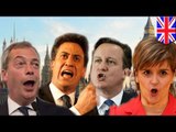 UK election 2015 neck and neck: Cameron, Miliband, Clegg, Sturgeon, Farage battle to break deadlock