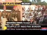 Indian BSF Woman solider Beat up Pakistani Ranger during flag lowering ceremony at Hussainiwala