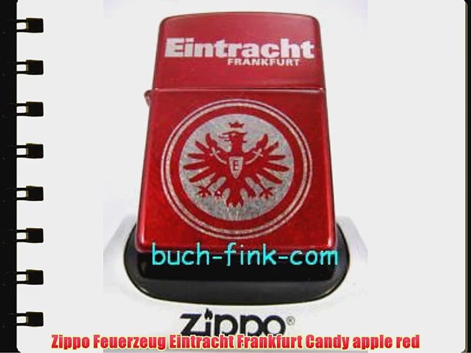 Zippo Feuerzeug Eintracht Frankfurt Candy apple red