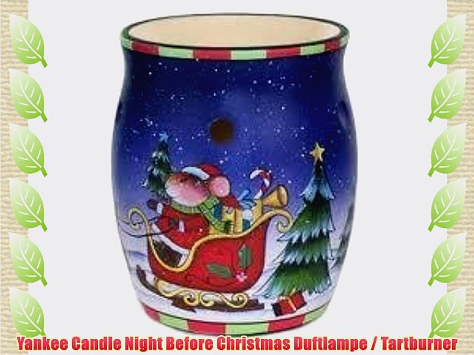 Yankee Candle Night Before Christmas Duftlampe / Tartburner
