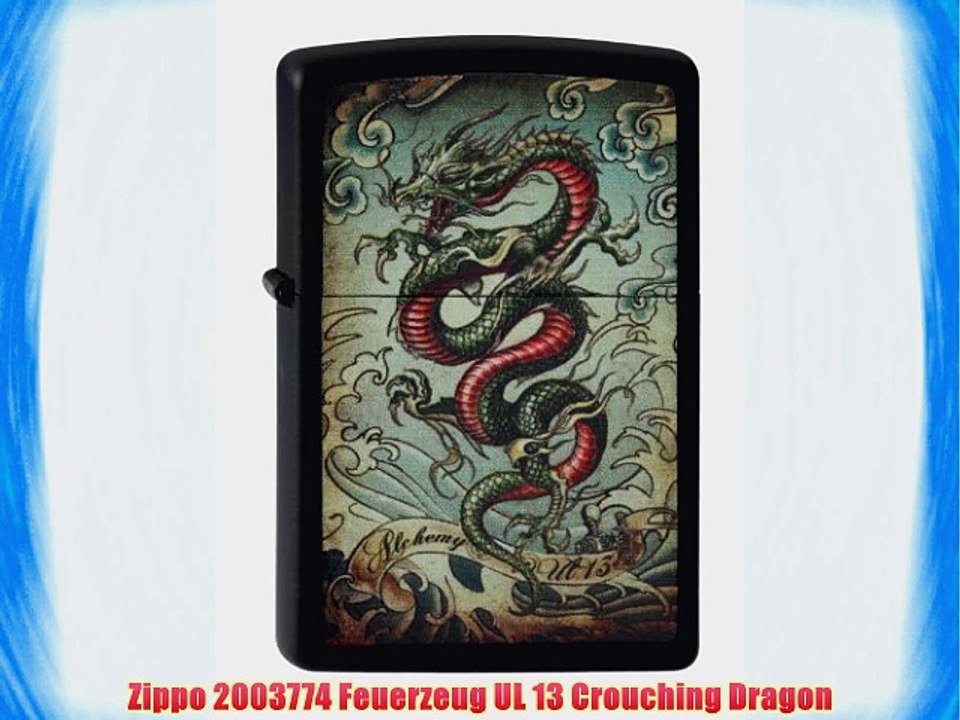 Zippo 2003774 Feuerzeug UL 13 Crouching Dragon