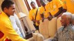 Raw Video: Ghana Team Visits the Mandelas