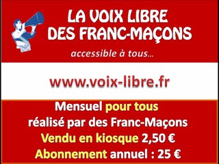 Magazine Franc-Maçonnerie abonnement Marseille