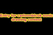 re-design sonic cartoonblock drawing contest entry