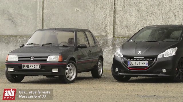 Peugeot 205 GTi vs Peugeot 208 GTi 30th : comparatif - Essai AutoMoto 2015