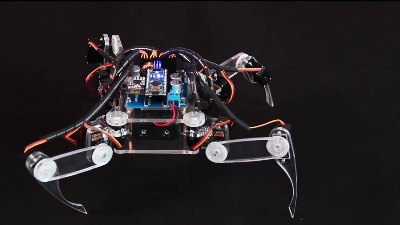 Arduino Spider Quadruped Robot Kit with Servo Control Board