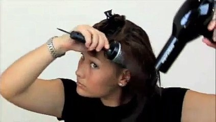 How to Blow Dry Hair with a round brush