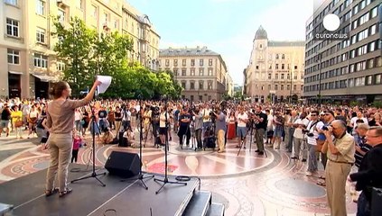 Венгрия: протесты против строительства "антимиграционной" стены