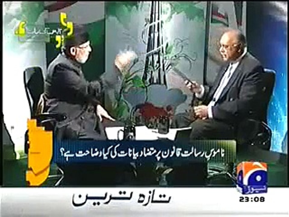 Aapas ki baat Dr.Tahir-ul-Qadri's Interview with Najam Sethi- 27th Dec 2012 FULL - GEO NEWS