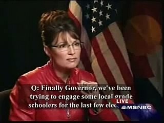 SARAH PALIN DUMBER THAN A THIRD GRADER - WHAT DOES THE VP DO