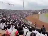 Amazing Cambodian Football Fan at Olympic Stadium Phnom Penh not Long ago