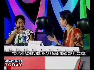 Katrina Kaif at India today Youth Summit 2010 :Hard work is the key