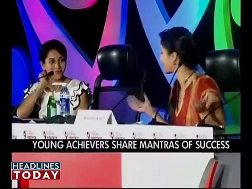 Katrina Kaif at India today Youth Summit 2010 :Hard work is the key