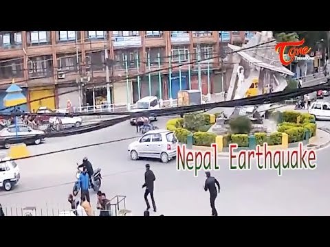 Shocking CCTV Footage of 7.9 Nepal Earthquake @ 7.9 Magnitude