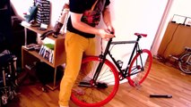 Converting Single Speed to Fixie in Under 9 Minutes