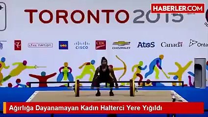 Yürekleri ağıza getiren halterci..