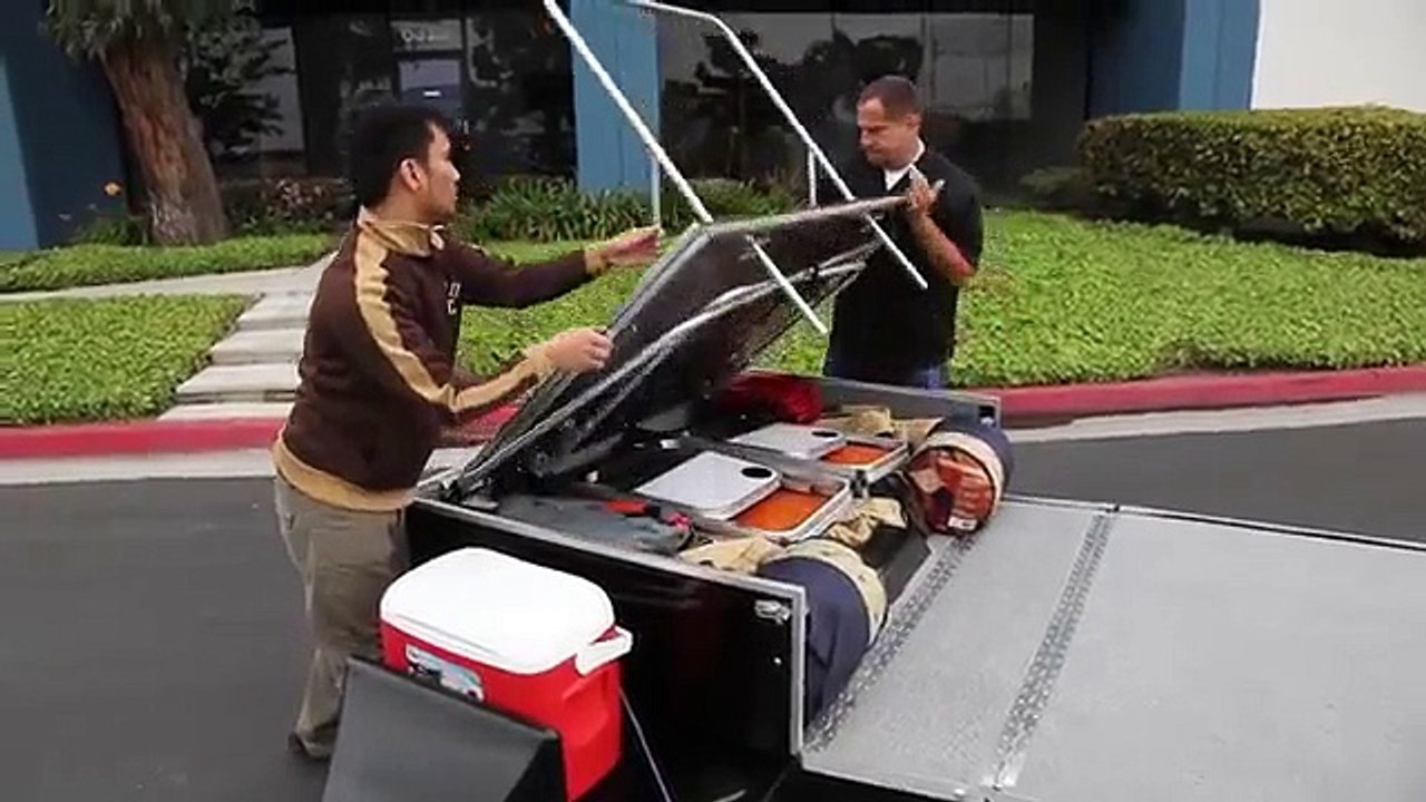 How to Set Up Solace - A Pull behind Motorcycle Camper Trailer