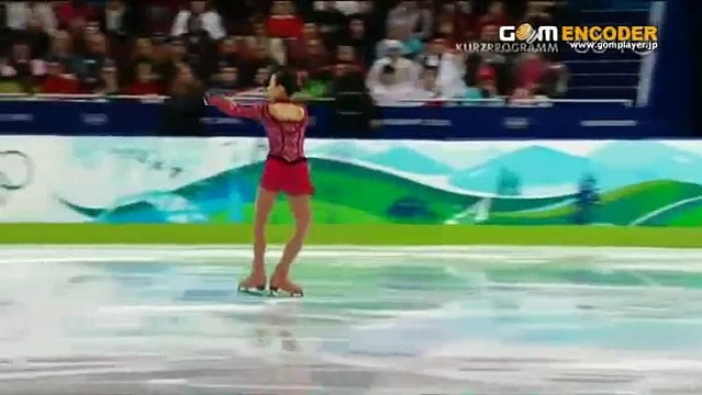 Mao Asada 2010 Olympics SP 3A Slow Motion