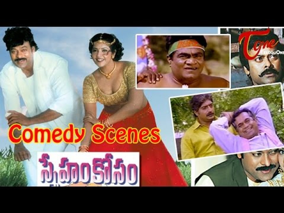 Sneham Kosam  Movie Comedy Scenes || Back to Back || Chiranjeevi || Meena