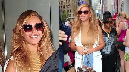 Beyoncé Dresses Up Hot Pants In New York