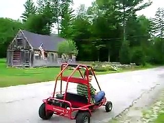 Go Kart Action (Murray 6hp Tecumseh 2 seater)
