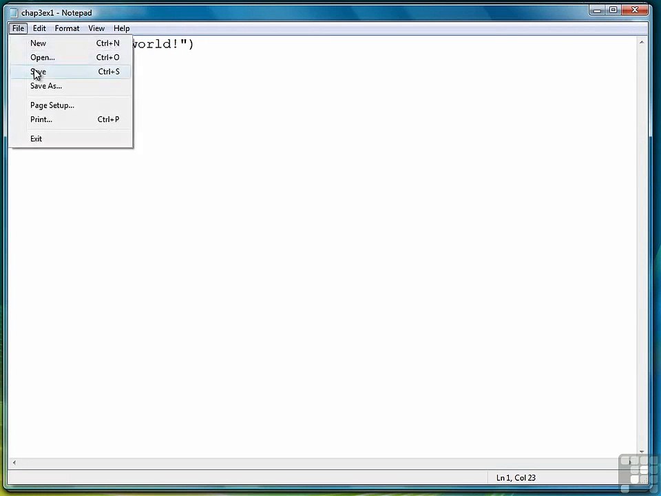 6. Python programming different ways to print hello world