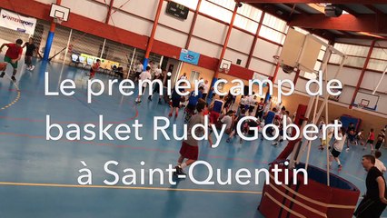 Séance d'entraînement au Summer camp de Rudy Gobert