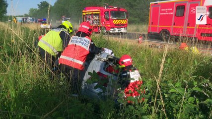 Accident entre un Poids-Lourd  et un Véhicule Léger