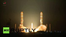 Proton-M rocket successfully lifts off carrying Express-AM7 satellite