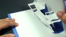 How to make a Classical CAR Pop Up Card (Kirigami 3D) Greeting Card - TCGames [HD]
