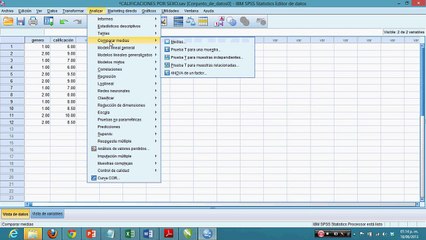 Prueba de Hipótesis de Diferencia de Medias con SPSS