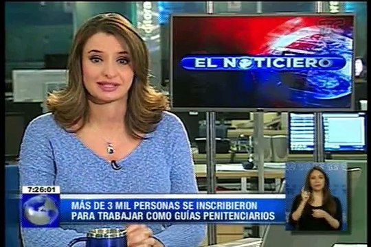 Más de 3 mil personas se inscribieron para trabajar como guías penitenciarios