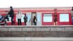German Pranksters Build Brick Wall Blocking Train Door - best prank ever