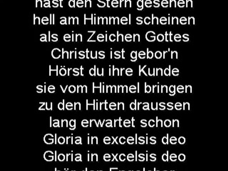 Angels Carol John Rutter deutscher Text A. Pauk