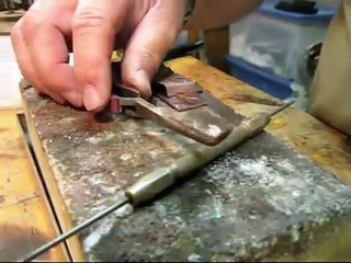 Jewelry Making, how to make a leather cord end cap with loop