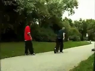 Hey dude, don't bother this grandma - Funny instant karma