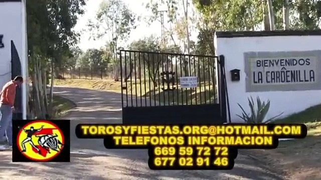 TOROS PARA ENCIERROS, CAPEAS Y CONCURSO DE RECORTADORES 2012