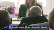 British couple become world’s oldest newlyweds