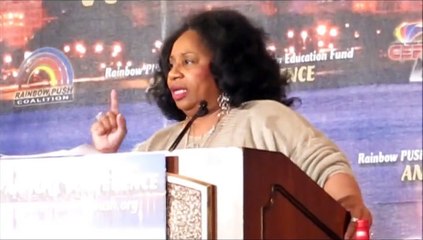 Rev. Jesse L. Jackson gets emotional when wife thanks God for him.