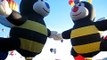 Romantic Honey Bee Hot Air Balloons Caught Smooching!