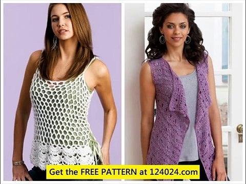 crochet circle vest pattern crochet baby vest pattern womens crochet vest - YouTube