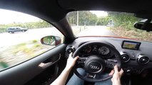 Audi S1 Sportback 231BHP Quattro 2015 POV OnBoard test drive GoPro