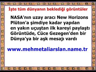 Uzay Videoları - new Horizons @ Mehmet Ali Arslan Videos