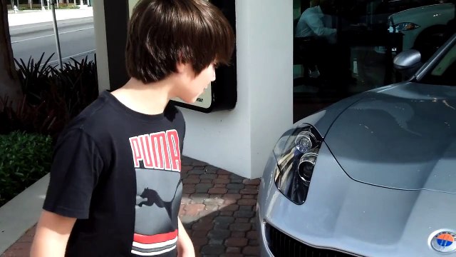 2012 Fisker Karma - 3 Top Gear Review by 11 year old Josh Asarnow - Jay Leno