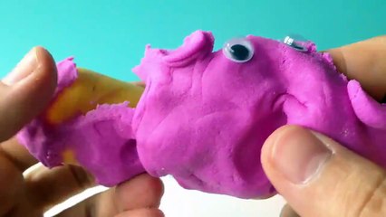 Play Doh Surprise Eggs Disney Collector Mickey Mouse, Peppa Pig, Spider man, Minnie Mouse