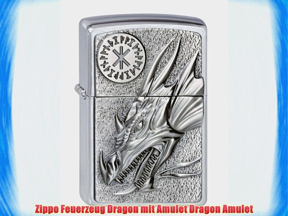 Zippo Feuerzeug Dragon mit Amulet Dragon Amulet